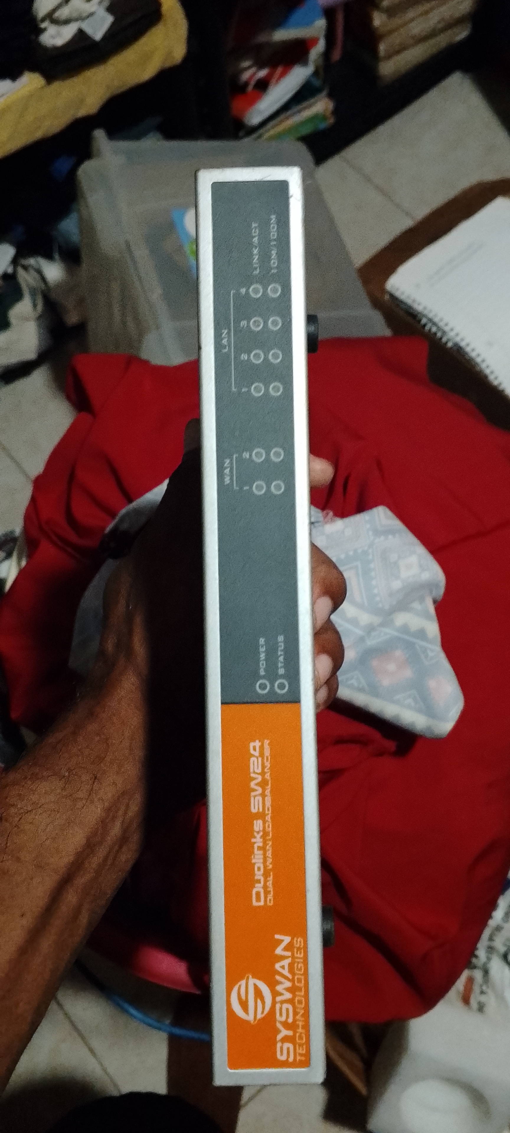 Foto principal de Syswan Duolinks SW24, balanceador de carga doble WAN.